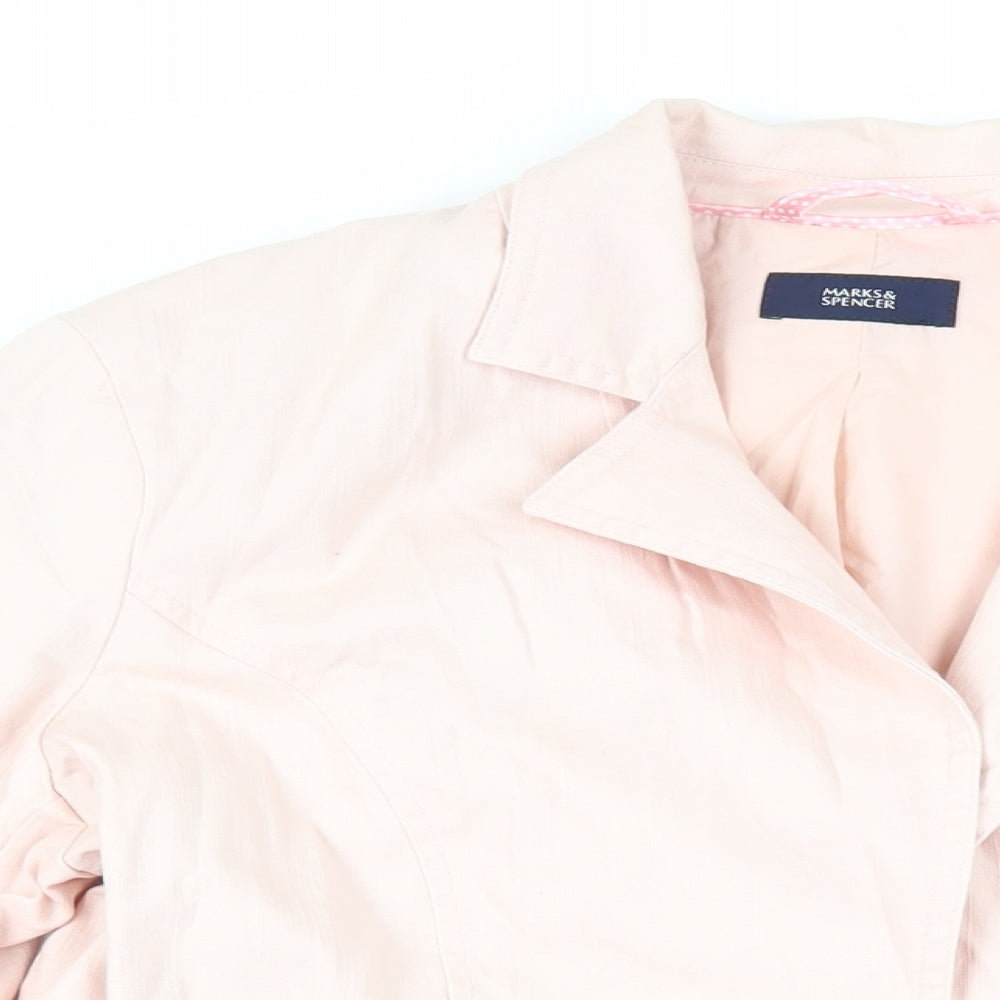 Womens UK Size 18 Marks and Spencer Pink Jacket