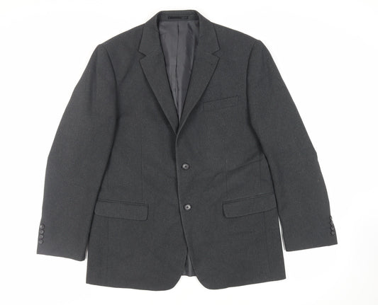 Mens UK Size 42 Greenwoods Regular Grey Suit Jacket
