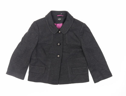 Womens UK Size 12 Marks and Spencer Grey Jacket