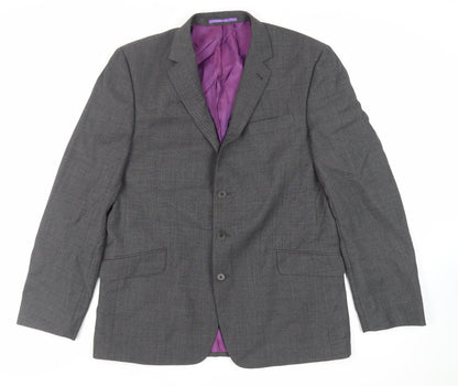 Mens UK Size 44 NEXT Regular Grey Suit Jacket