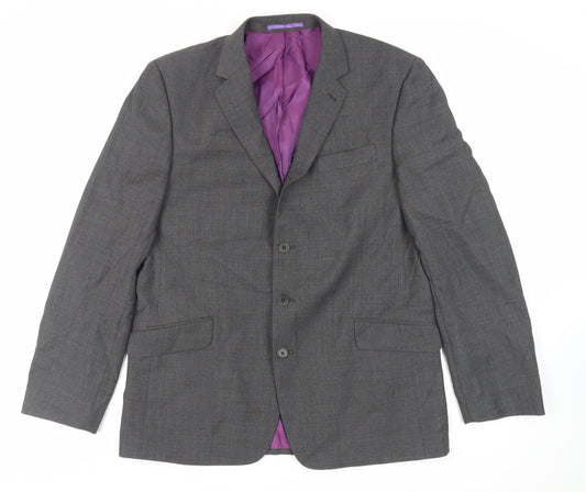 Mens UK Size 44 NEXT Regular Grey Suit Jacket