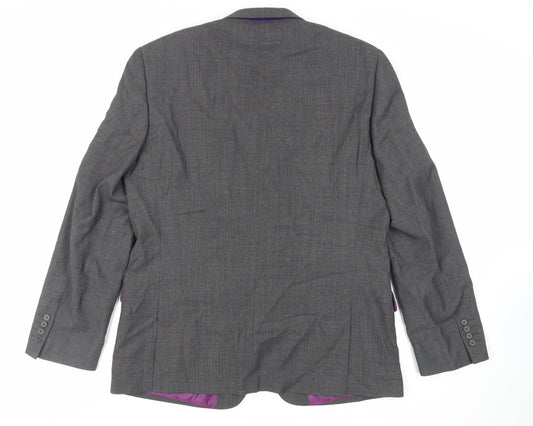 Mens UK Size 44 NEXT Regular Grey Suit Jacket