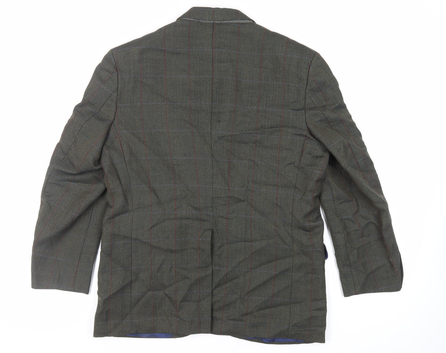Mens UK Size 40 Marks and Spencer Regular Green Suit Jacket