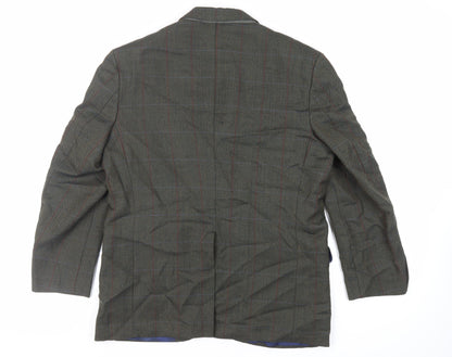 Mens UK Size 40 Marks and Spencer Regular Green Suit Jacket