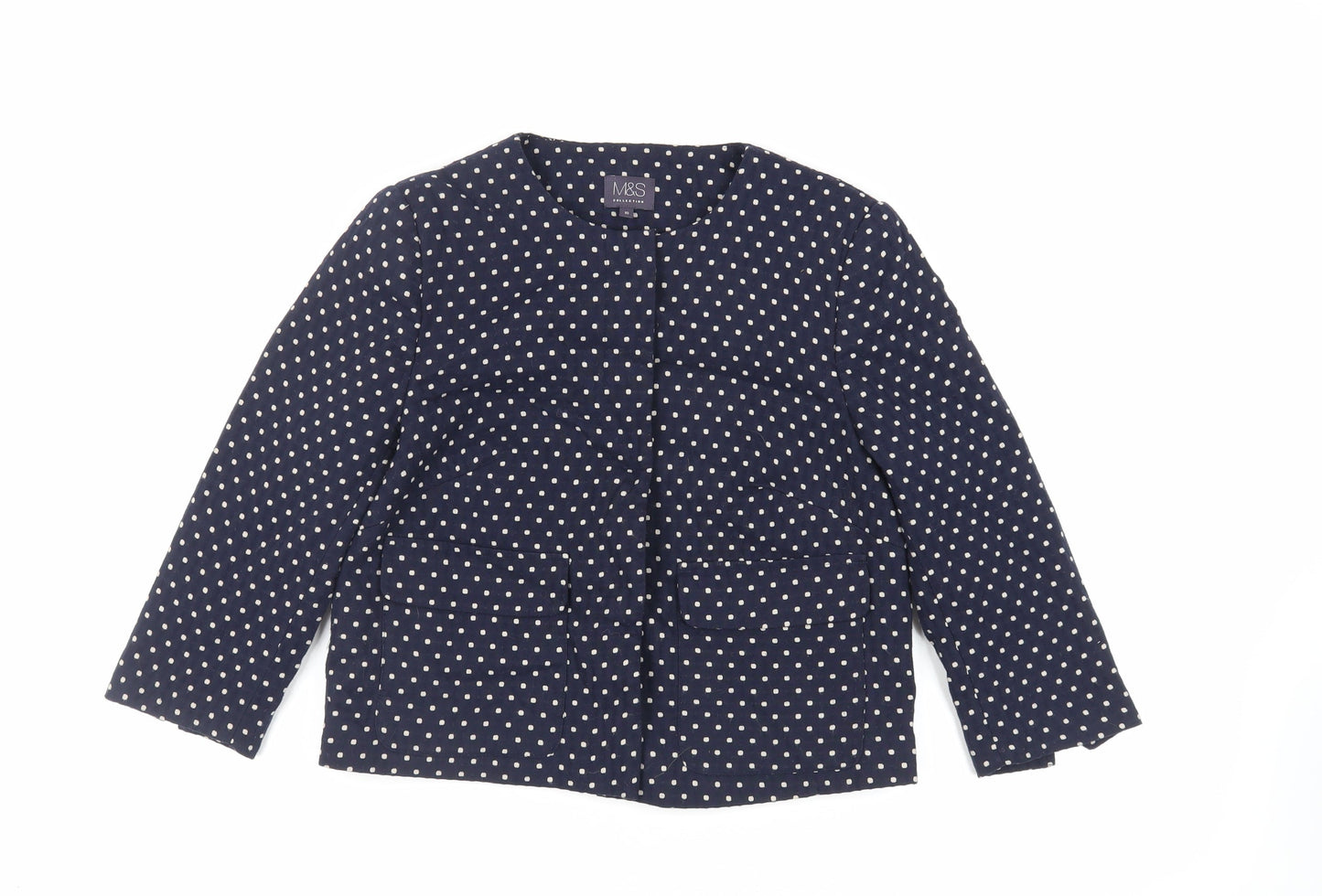 Womens UK Size 10 Marks and Spencer Blue Jacket
