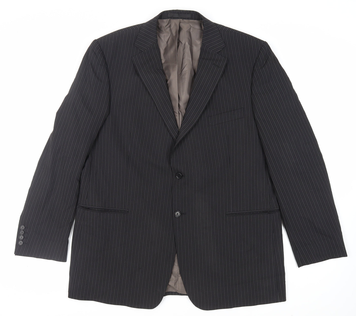 Mens UK Size 46 Marks and Spencer Regular Black Suit Jacket