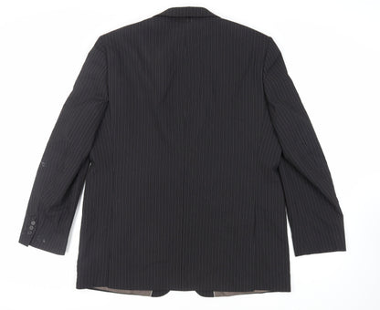 Mens UK Size 46 Marks and Spencer Regular Black Suit Jacket
