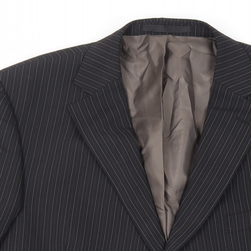Mens UK Size 46 Marks and Spencer Regular Black Suit Jacket