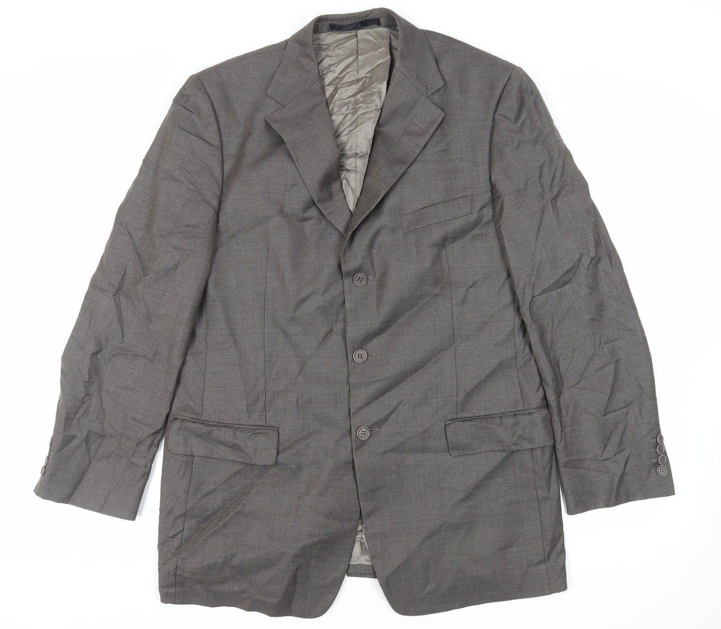 Mens UK Size 42 Marks and Spencer Regular Grey Suit Jacket