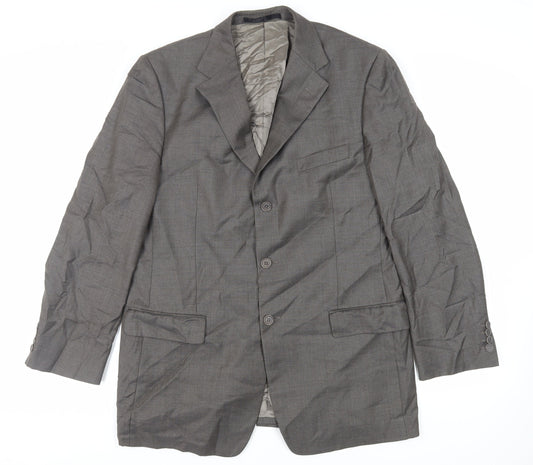 Mens UK Size 42 Marks and Spencer Regular Grey Suit Jacket
