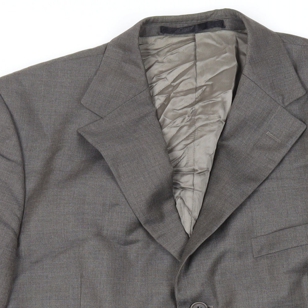 Mens UK Size 42 Marks and Spencer Regular Grey Suit Jacket
