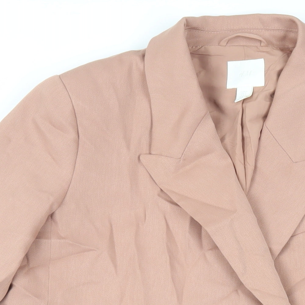 Womens UK Size S H&M Pink Jacket