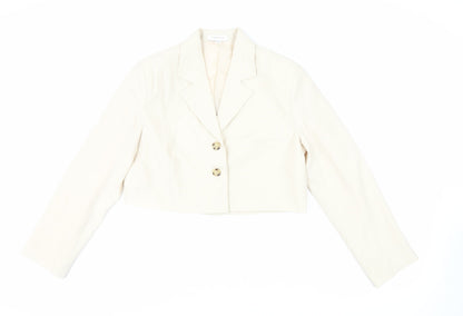 Womens UK Size 8 Topshop Ivory Jacket