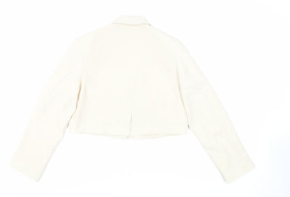 Womens UK Size 8 Topshop Ivory Jacket