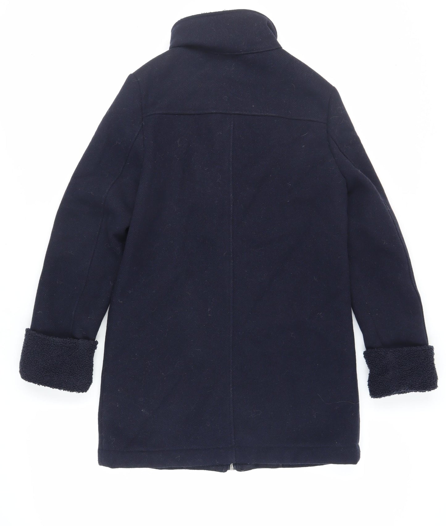 Womens UK Size 6 Marks and Spencer Blue Overcoat