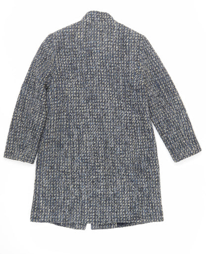 Womens UK Size 10 Marks and Spencer Blue Overcoat