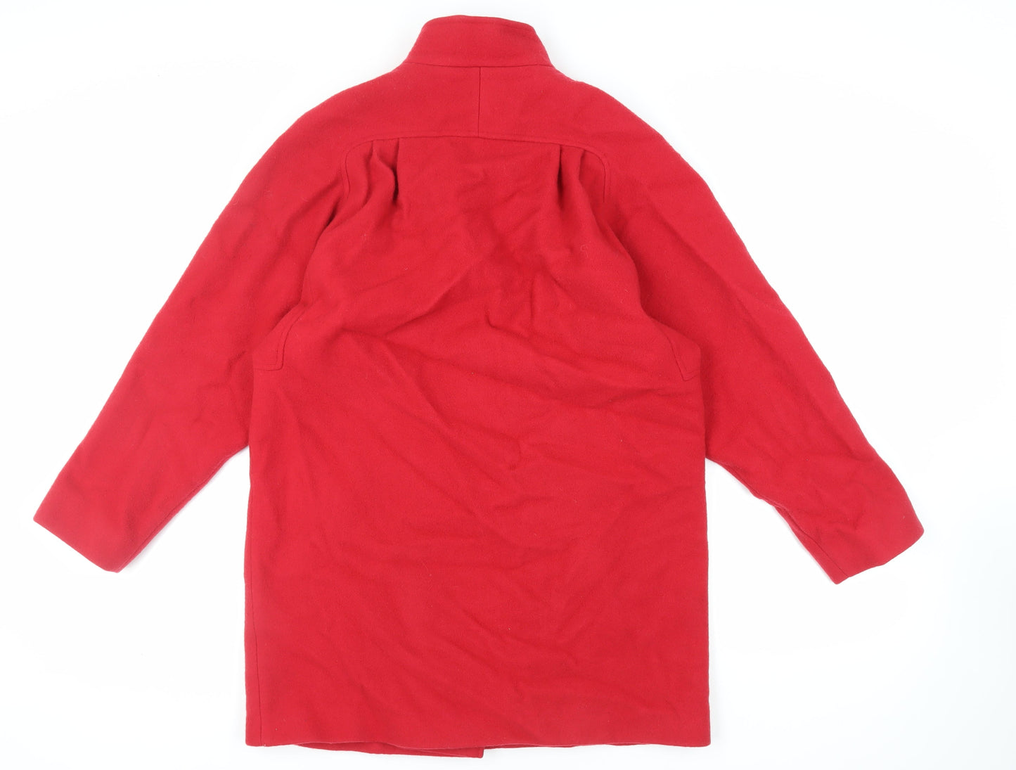 Womens UK Size 10 St Michael Red Overcoat