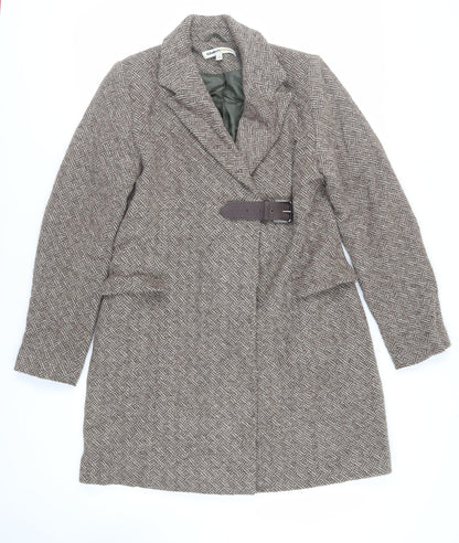 Womens UK Size L Clements Ribeiro Brown Overcoat