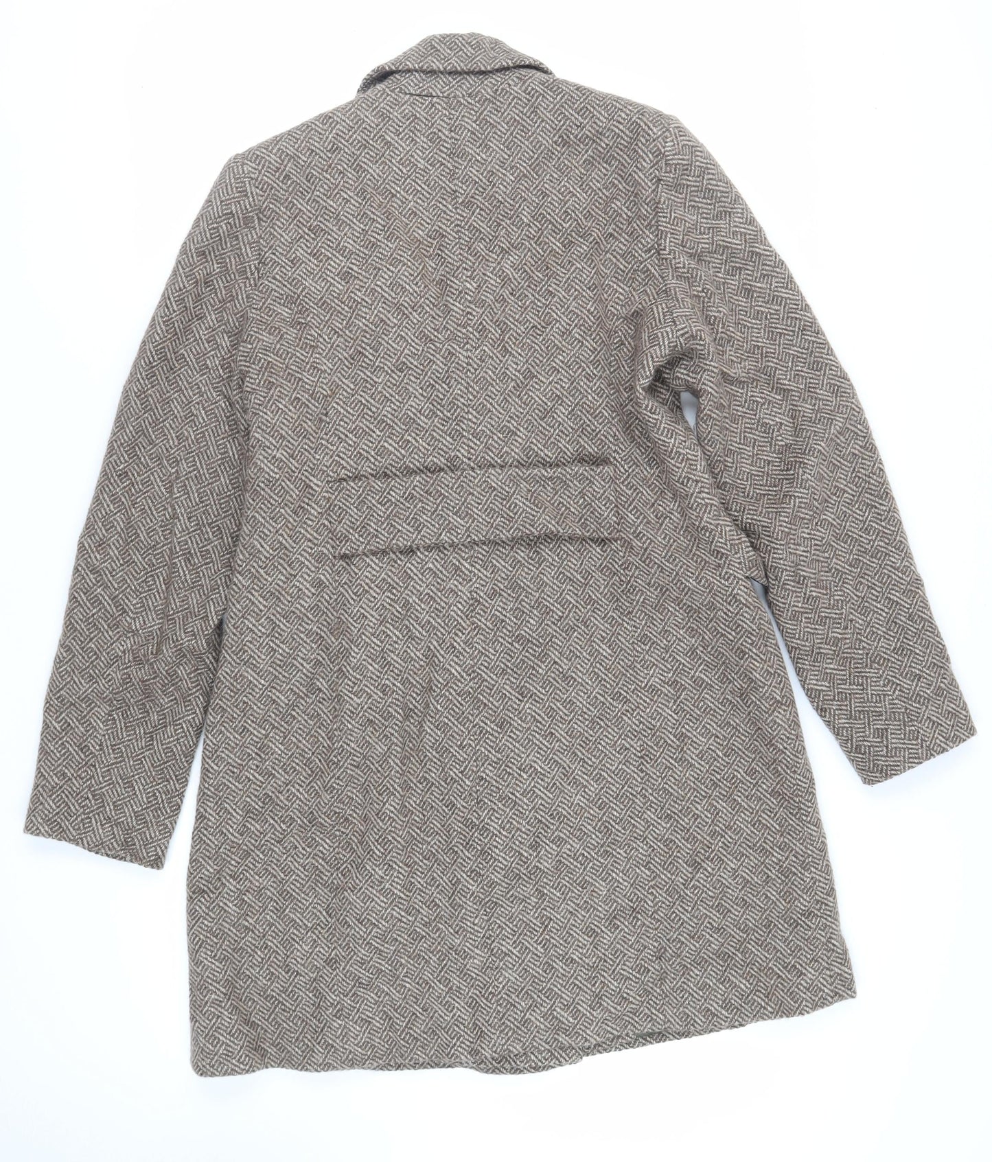 Womens UK Size L Clements Ribeiro Brown Overcoat