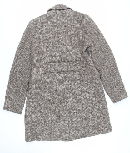 Womens UK Size L Clements Ribeiro Brown Overcoat