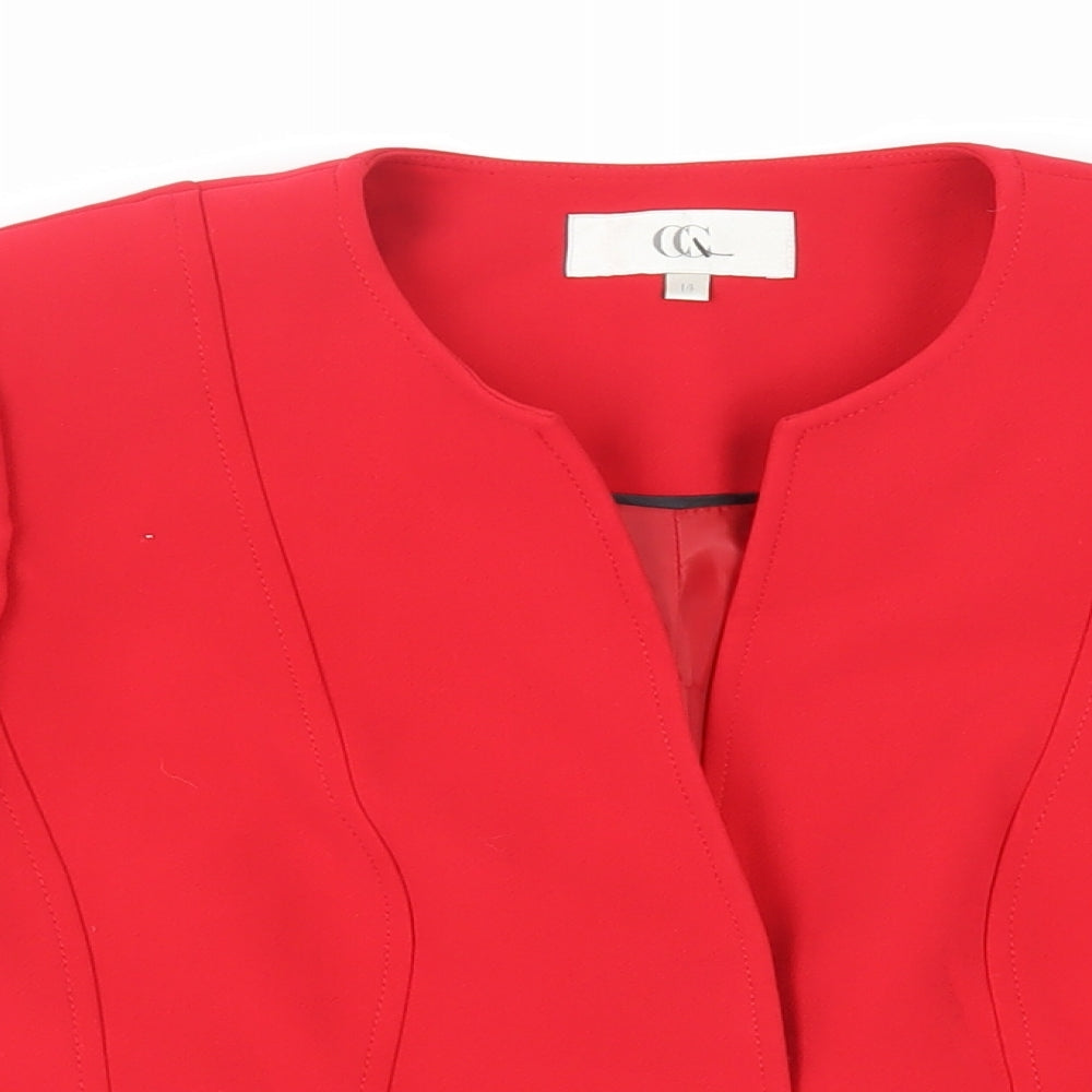 Womens UK Size 14 CC Red Jacket