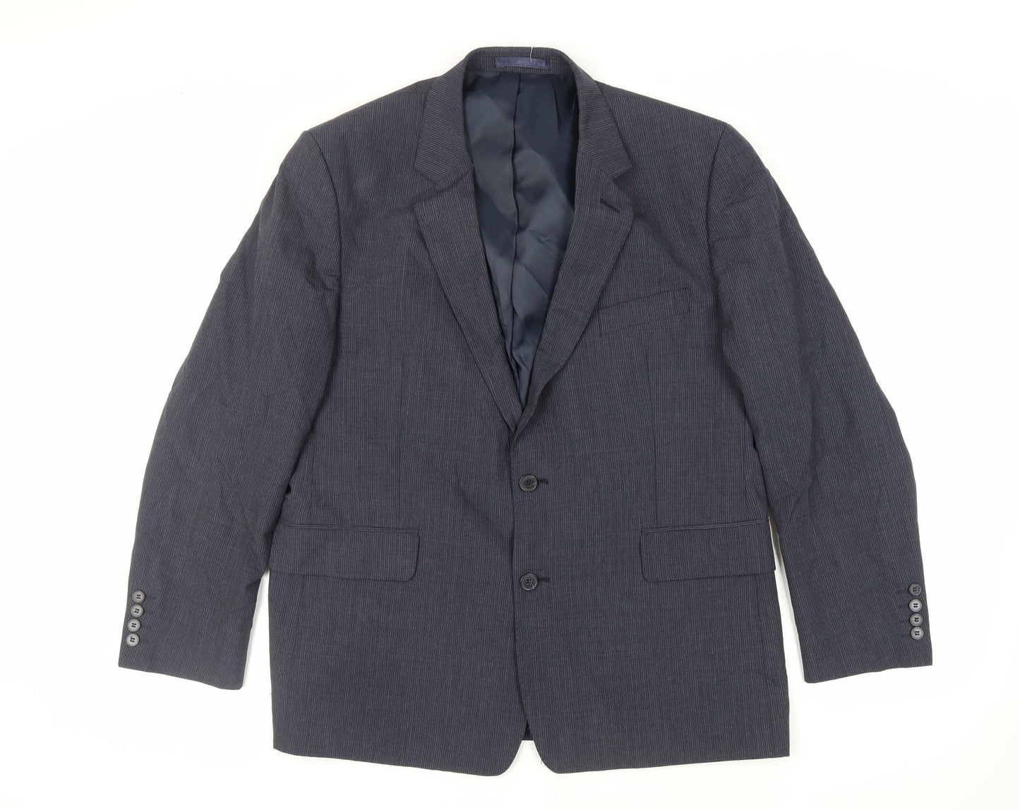 Mens UK Size 46 Hammond & Co. Regular Blue Suit Jacket