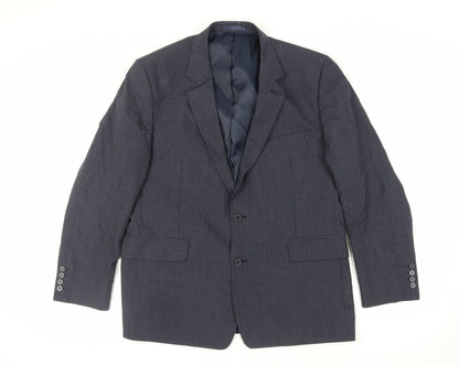 Mens UK Size 46 Hammond & Co. Regular Blue Suit Jacket
