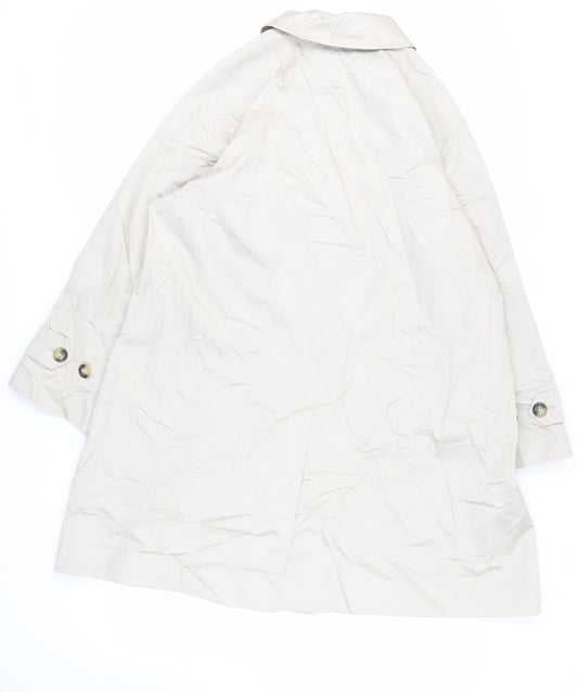 Womens UK Size 18 Marks and Spencer Beige Pea Coat