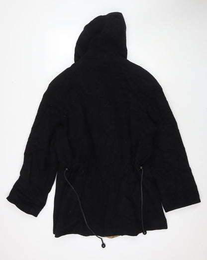 Womens UK Size 12 Berkertex Black Overcoat
