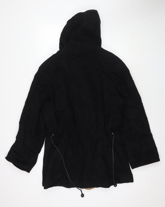 Womens UK Size 12 Berkertex Black Overcoat