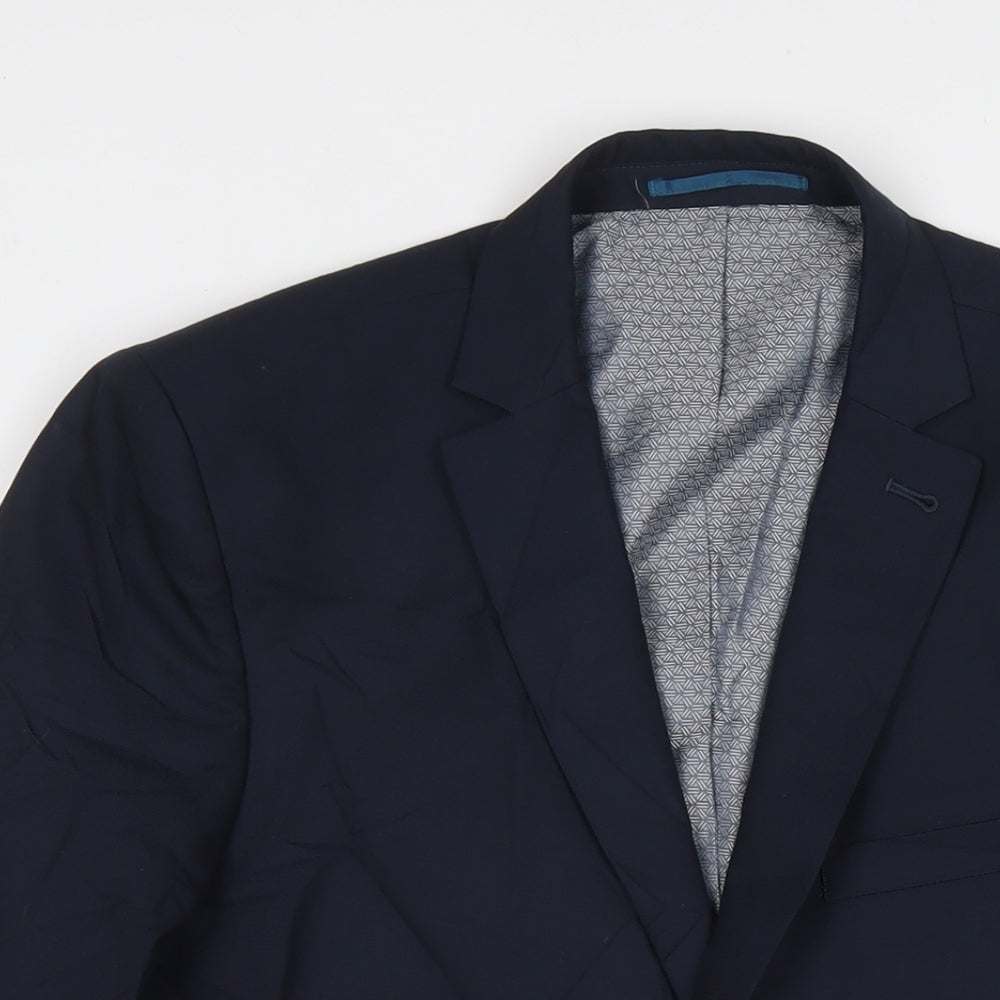 Mens UK Size 42 NEXT Regular Blue Suit Jacket