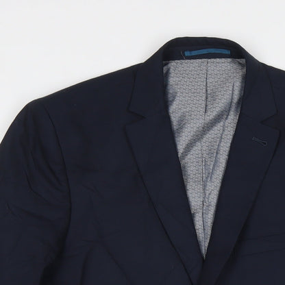Mens UK Size 42 NEXT Regular Blue Suit Jacket