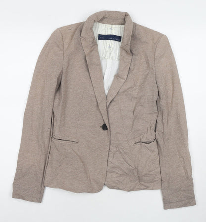 Womens UK Size S Zara Brown Jacket