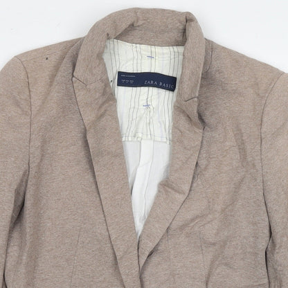 Womens UK Size S Zara Brown Jacket