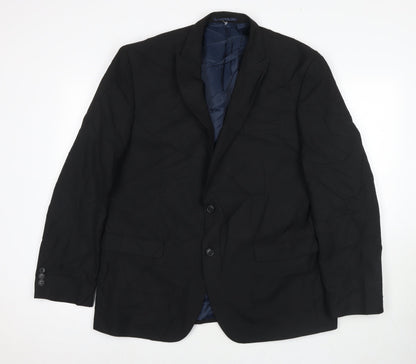 Mens UK Size 44 NEXT Regular Black Suit Jacket
