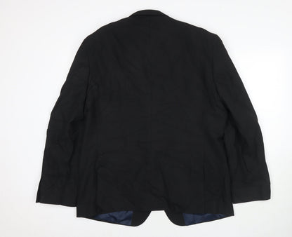 Mens UK Size 44 NEXT Regular Black Suit Jacket