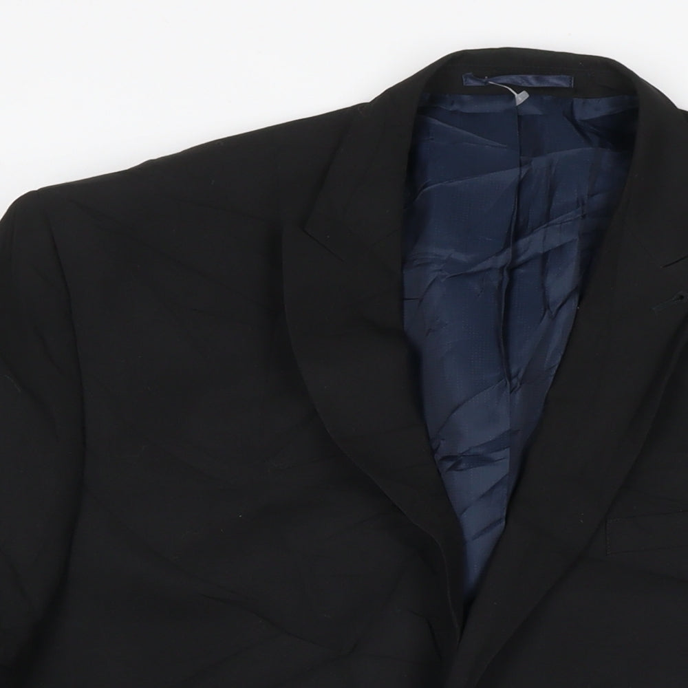 Mens UK Size 44 NEXT Regular Black Suit Jacket
