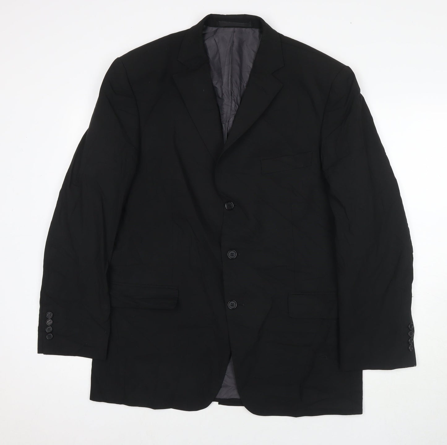 Mens UK Size 42 Marks and Spencer Regular Black Suit Jacket