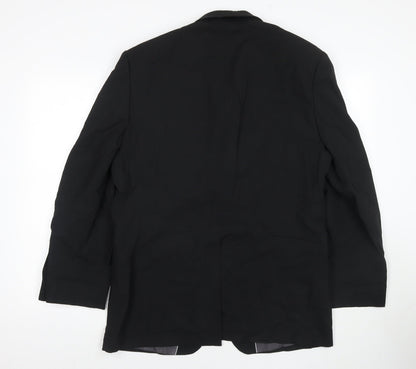 Mens UK Size 42 Marks and Spencer Regular Black Suit Jacket