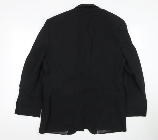 Mens UK Size 42 Marks and Spencer Regular Black Suit Jacket