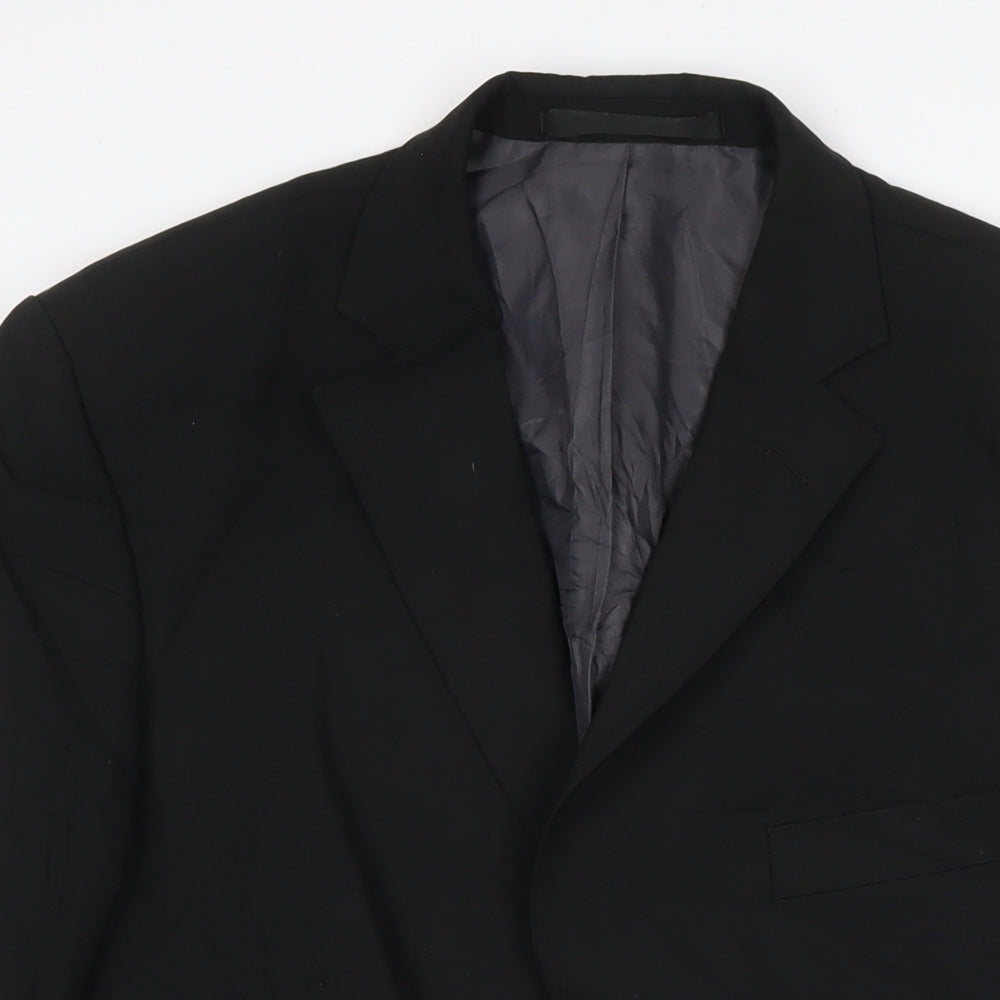 Mens UK Size 42 Marks and Spencer Regular Black Suit Jacket