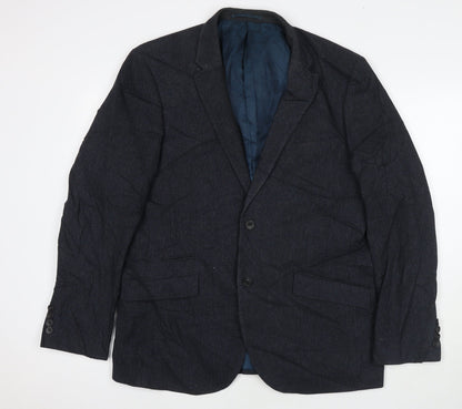 Mens UK Size 44 NEXT Regular Blue Suit Jacket