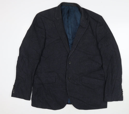 Mens UK Size 44 NEXT Regular Blue Suit Jacket