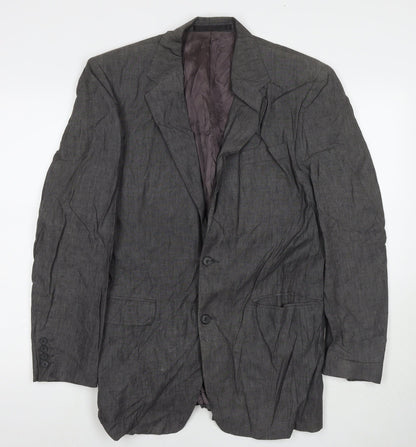 Mens UK Size 40 Marks and Spencer Regular Grey Suit Jacket