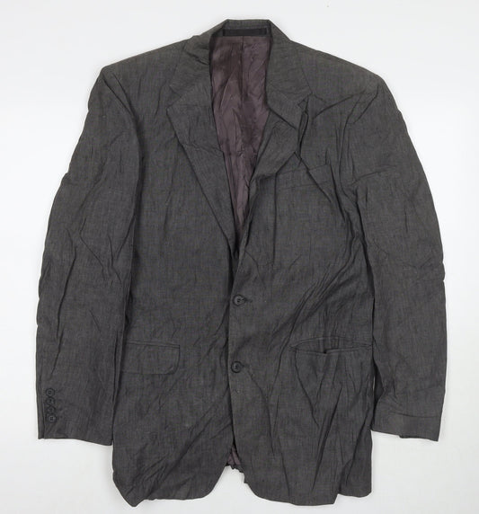 Mens UK Size 40 Marks and Spencer Regular Grey Suit Jacket