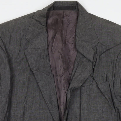 Mens UK Size 40 Marks and Spencer Regular Grey Suit Jacket