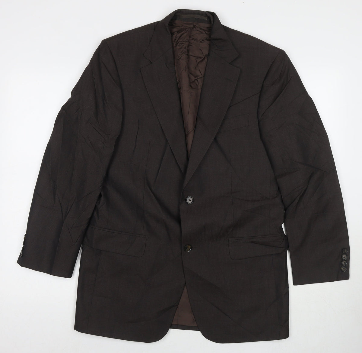 Fariani Mens Grey Wool Jacket Suit Jacket Size 40 Regular