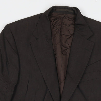 Fariani Mens Grey Wool Jacket Suit Jacket Size 40 Regular