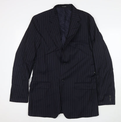 Mens UK Size 42 H&M Regular Blue Suit Jacket