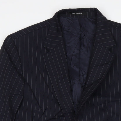 Mens UK Size 42 H&M Regular Blue Suit Jacket